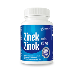 Zinek EXTRA 25 mg Nutricius - 100 tbl.