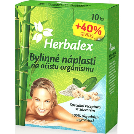 Bylinné náplasti na očistu organismu 10+40% GRATIS Herbamedicus - 14 x 9 g