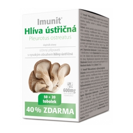 Hlíva ústřičná Imunit 50 tob. + 20 tob. ZDARMA Simply You
