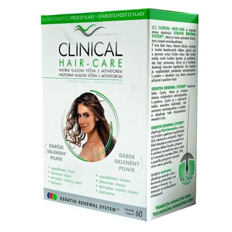 Hair-Care 60 tobolek + skleněný pilník Clinical