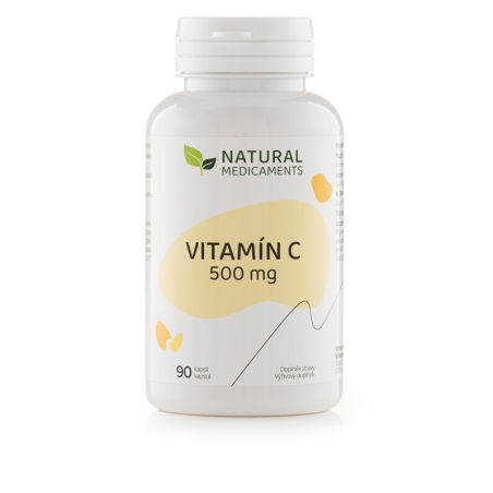 Vitamín C 500 mg Natural Medicaments - 90 kapslí