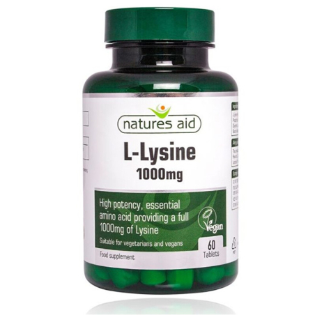 L-Lysin 1000 mg Natures Aid - 60 tablet