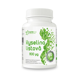 Kyselina Listová 800 mcg Nutricius - 90 tbl.