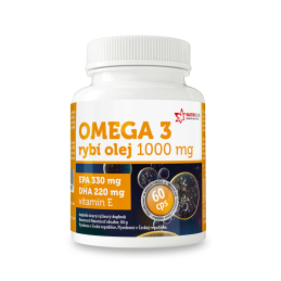 Omega 3 Rybí olej 1000 mg EPA 330 mg / DHA 220 mg Nutricius - 60 kapslí