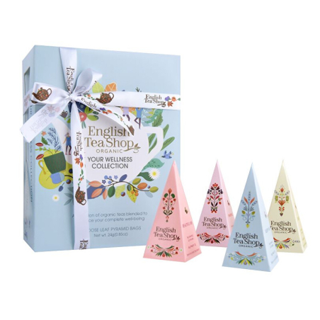 Dárková kolekce Your wellness modrá BIO English Tea Shop - 12 pyramidek