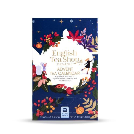 Adventní kalendář Modrá krabička BIO English Tea Shop - 25 sáčků
