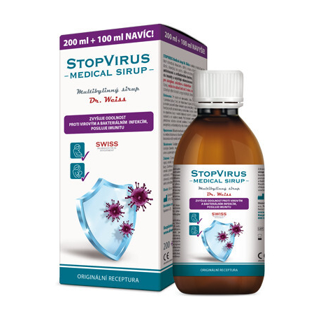 StopVirus Medical sirup Dr. Weiss 200 ml + 100 ml ZDARMA Simply You