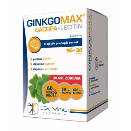 GinkgoMAX + Bacopa + Lecitin 90+ Simply You - 30 tobolek