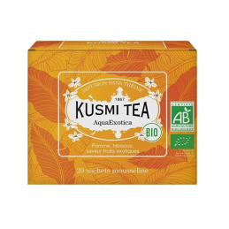 Aqua Exotica BIO 20 mušelínových sáčků Kusmi Tea - 40 g