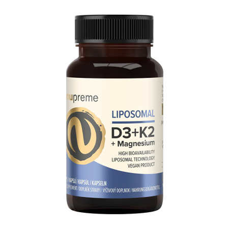 Liposomal Vitamín D3 + K2 Nupreme - 30 kapslí