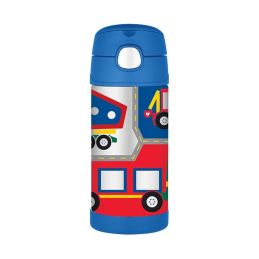 Dětská termoska s brčkem / construction Thermos - 355 ml