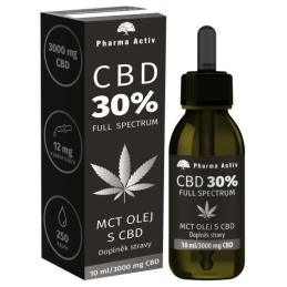MCT olej s CBD 30% 3000 mg Pharma Activ - 10 ml
