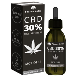 CBD 30% MCT olej 3000 mg Pharma Activ - 10 ml