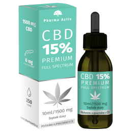 CBD 15% Premium 1500 mg Full Spectrum Pharma Activ - 10 ml