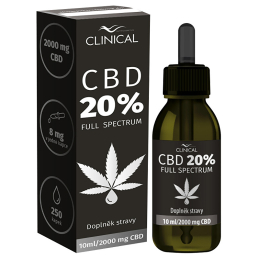 CBD 20% 2000 mg Full Spectrum Clinical - 10 ml