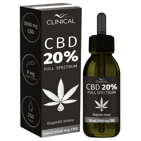 CBD 20% 2000 mg Full Spectrum Clinical - 10 ml