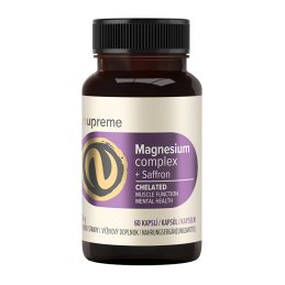 Magnesium + šafrán chelát Nupreme - 60 kapslí
