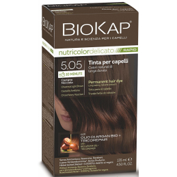 BIOKAP DELICATO RAPID barva na vlasy / 5.05 Kaštanově oříšková Biokap - 135 ml