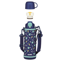 Dětská termoska s dvěma uzávěry / tmavě modrá Thermos - 1000 ml