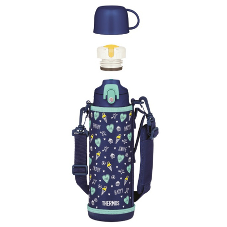 Dětská termoska s dvěma uzávěry / tmavě modrá Thermos - 1000 ml