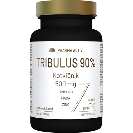Tribulus 90% Kotvičník 500 mg Pharma Activ - 90 tobolek
