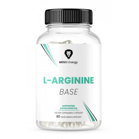 L-Arginin Base 90 vegetariánských kapslí MOVit Energy