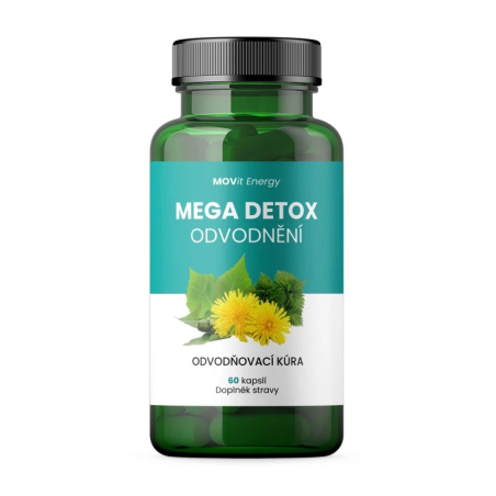 Mega Detox Odvodnění MOVit Energy - 60 kapslí
