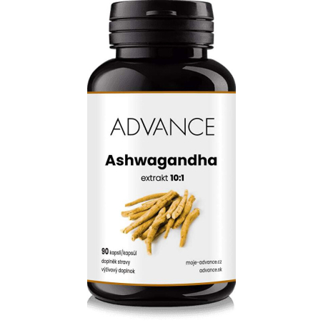 Ashwangandha 90 kapslí / extrakt 10:1 Advance nutraceutics