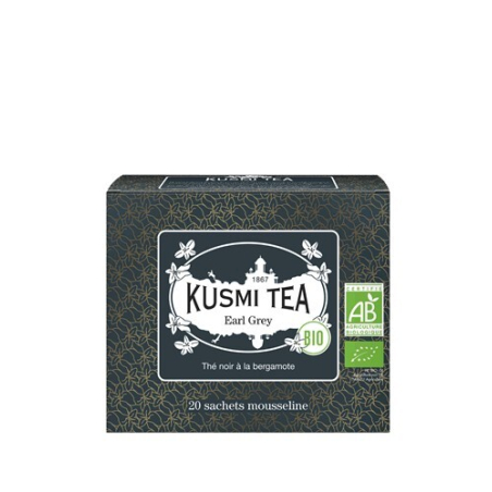 Earl Grey 20 mušelínových sáčků BIO Kusmi Tea - 40 g