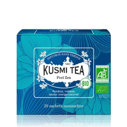 Feel Zen 20 mušelínových sáčků, Kusmi Tea - 40 g