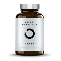 Magnesium Bisglycinát MG + P-5-P SATORI NUTRITION - 90 kapslí