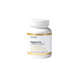 Magnesium s vitaminem B6 a vitaminem D Venira - 90 kapslí