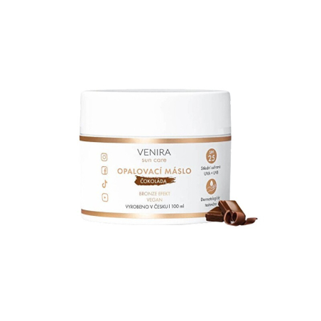 Opalovací máslo bronze s SPF 25 čokoláda Venira - 100 ml