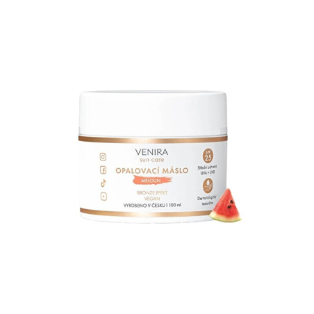 Opalovací máslo bronze s SPF 25 meloun Venira - 100 ml