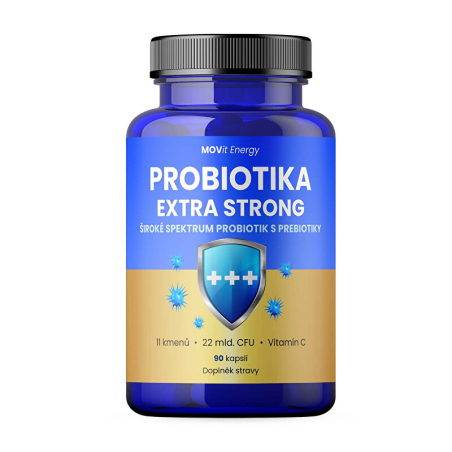 Probiotika Extra strong MOVit Energy - 90 veganských kapslí
