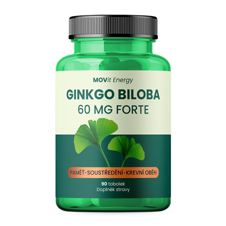 Ginkgo Biloba 60 mg Forte MOVit Energy - 90 tobolek