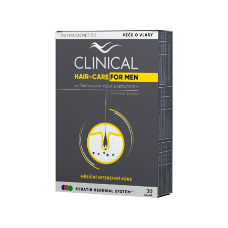 Clinical Hair / Care for men 30 tobolek – kúra na 1 měsíce Clinical
