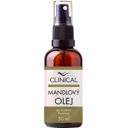 Mandlový olej za studena lisovaný Clinical - 50 ml
