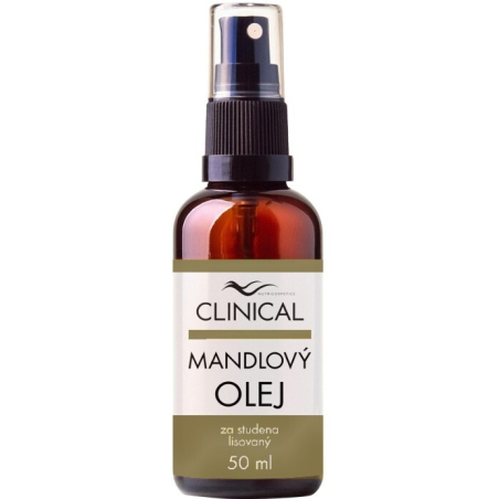 Mandlový olej za studena lisovaný Clinical - 50 ml