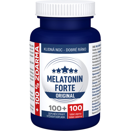 Melatonin Forte ORIGINAL 100 + 100 tablet zdarma Clinical