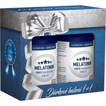 Melatonin Forte Magnesium chelát 100 + Clinical - 100 tablet