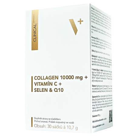 Collagen 10000 mg + vitamín C + selen + Q10 30 sáčků x 10. Clinical - 7 g