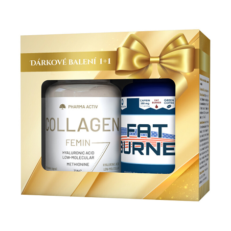 Collagen Femin 90 tobolek + Fat Burner Pharma Activ - 90 kapslí