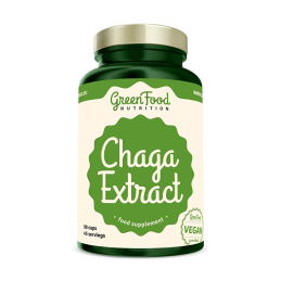Chaga Extract GreenFood - 90 kapslí