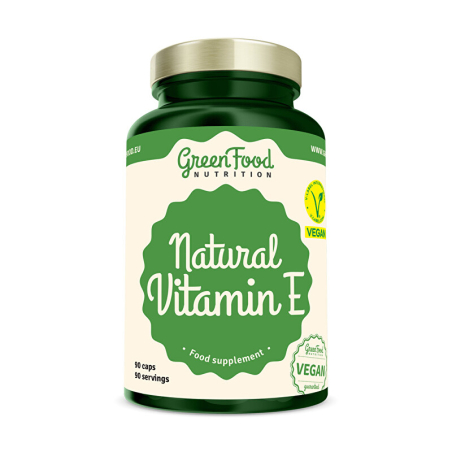 Natural Vitamin E GreenFood - 90 kapslí