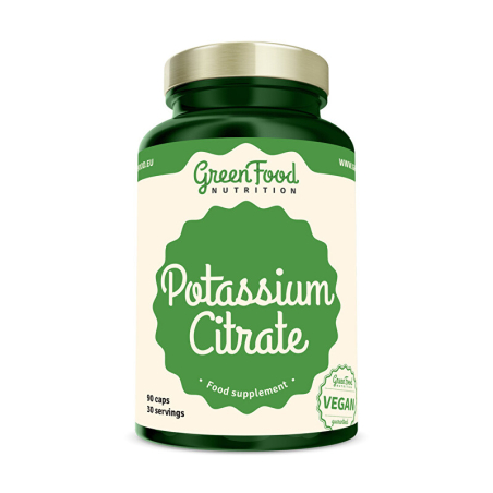 Potassium Citrate / draslík GreenFood - 90 kapslí