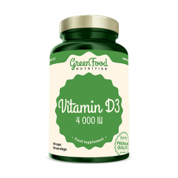 Vitamin D3 4000IU GreenFood - 90 kapslí