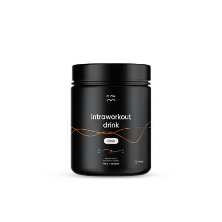 Intraworkout drink / citron 740 g / Flow nutrition - 20 dávek