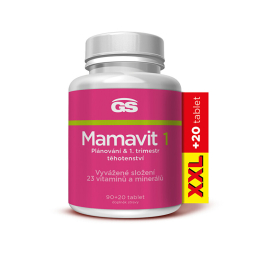 GS Mamavit 1 Plánování a 1. trimestr 90 + 20 tablet XXL GreenSwan