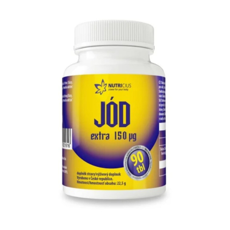 Jód Extra 150 mcg Nutricius - 90 tablet